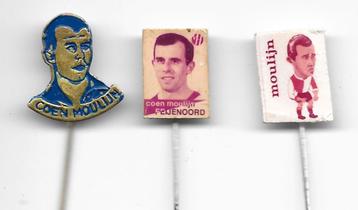 OUD SPELER FEYENOORD COEN MOULIJN 3 SPELDEN beschikbaar voor biedingen