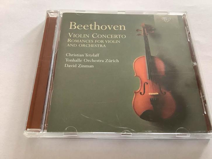 Beethoven Vioolconcert - Tetzlaff, Zinman, Cd's en Dvd's, Cd's | Klassiek, Zo goed als nieuw, Orkest of Ballet, Romantiek, Ophalen of Verzenden