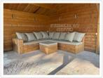 Steigerhout Lounge Set Loungebank Tuinbank Tuinset KORTING!!, Verzenden, Steigerhout, Nieuw, Eettafel