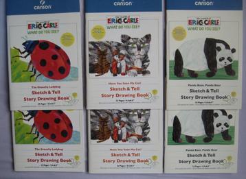 Eric Carle - What do you see ? (tekstloze schetsboekjes) beschikbaar voor biedingen