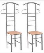 2 Stuks dressboy stoel staande kapstok metaal GRATIS BEZORGD, Wandkapstok, Verzenden, Zo goed als nieuw, Minder dan 100 cm
