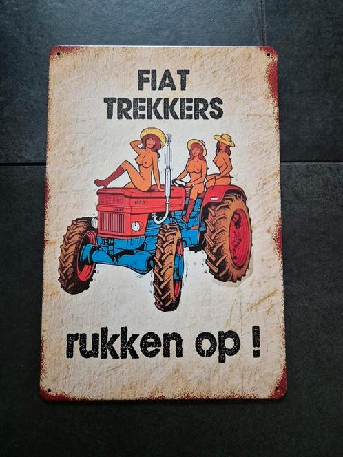 Nieuw Wandbord Fiat Trekkers - 30x20cm, Verzamelen, Merken en Reclamevoorwerpen, Nieuw, Ophalen of Verzenden