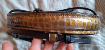 NIEUWE neusriem met girafprint maat X-full beschikbaar voor biedingen