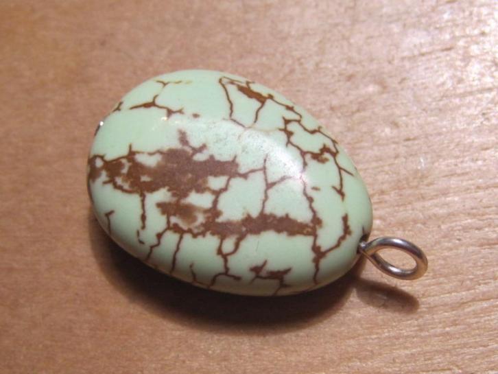 h. aparte edelsteenhanger LEMON CHRYSOPRAAS (3), Sieraden, Tassen en Uiterlijk, Kettinghangers, Nieuw, Steen of Mineraal, Groen