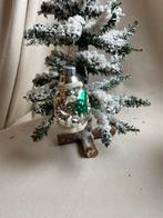 Oude zilveren kerstman kerstbal, Diversen, Kerst, Ophalen of Verzenden, Gebruikt