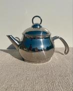 Vintage RVS theepot moderne look zilver, Antiek en Kunst, Ophalen of Verzenden