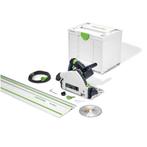 Festool TS 55 FEBQ-PLUS-FS Invalcirkelzaag + Geleiderail, Ophalen, Invalzaag, 600 tot 1200 watt, Zo goed als nieuw