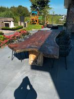 Boomstam tafel, Huis en Inrichting, Ophalen, 150 tot 200 cm, Zo goed als nieuw, Vijf personen of meer