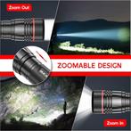 Led zaklamp |  oplaadbaar | s tuks | zeer krachtig | Nieuw, Ophalen of Verzenden, Nieuw, Accu