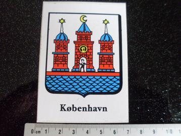 sticker kobenhavn logo wapen embleem kopenhagen denemarken beschikbaar voor biedingen