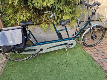 Van Raam Elektrische tandem incl. fietsendrager beschikbaar voor biedingen