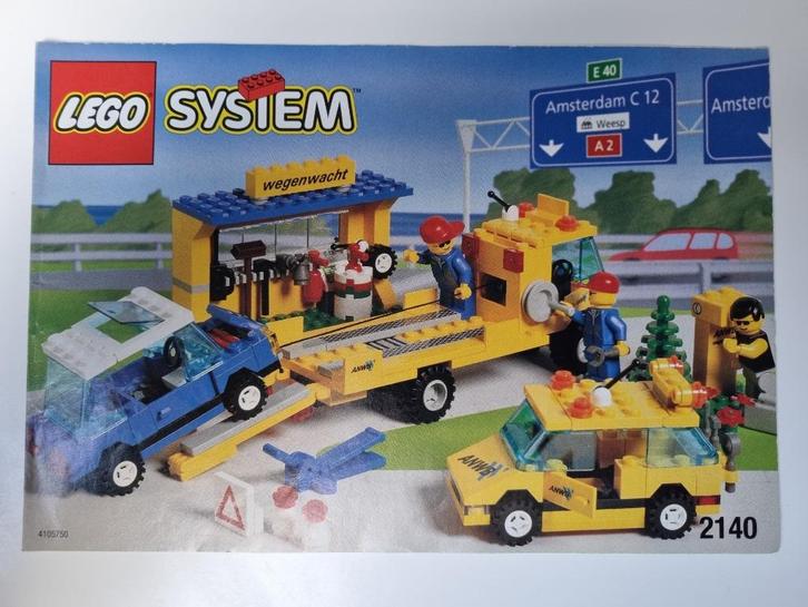 LEGO instructieboekje voor set 2140 ANWB pechhulp (Town), Kinderen en Baby's, Speelgoed | Duplo en Lego, Zo goed als nieuw, Lego