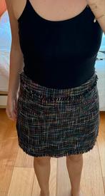 Bouclé rok van H&M, Kleding | Dames, Rokken, Maat 38/40 (M), Zwart, Ophalen of Verzenden, Gedragen