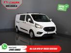 Ford Transit Custom 2.0 TDCI L2 Trend DC Dubbel Cabine BPM V, Auto's, Euro 6, 4 cilinders, Wit, Origineel Nederlands
