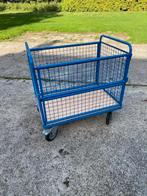 nette transport/opslag wagen met aan 4 zijde gaaspanelen, 100 liter of meer, Ophalen, Zo goed als nieuw, Steekwagen