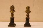 2 Stuks Bronzen Beeldjes Paire De Buste 45553