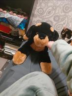 Rottweiler hond knuffel, Verzenden, Nieuw, Hond