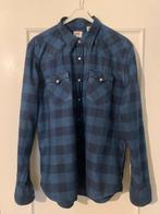 Overhemd Levis Large blauw/zwart, Kleding | Heren, Levi's, Blauw, Ophalen of Verzenden, Zo goed als nieuw