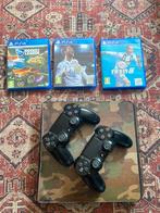 Ps4 2 controlers 3 games, Ophalen of Verzenden, Zo goed als nieuw, Met 2 controllers