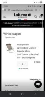Camping/strandstoelen, Ophalen, Zo goed als nieuw, Campingstoel