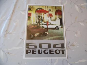 Peugeot 504 Coupe en Cabriolet 1976 beschikbaar voor biedingen