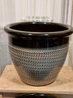 2  bloempotten  26 en 29 cm   vorstbestendig  samen voor  :, Ophalen, Steen, Rond, Tuin