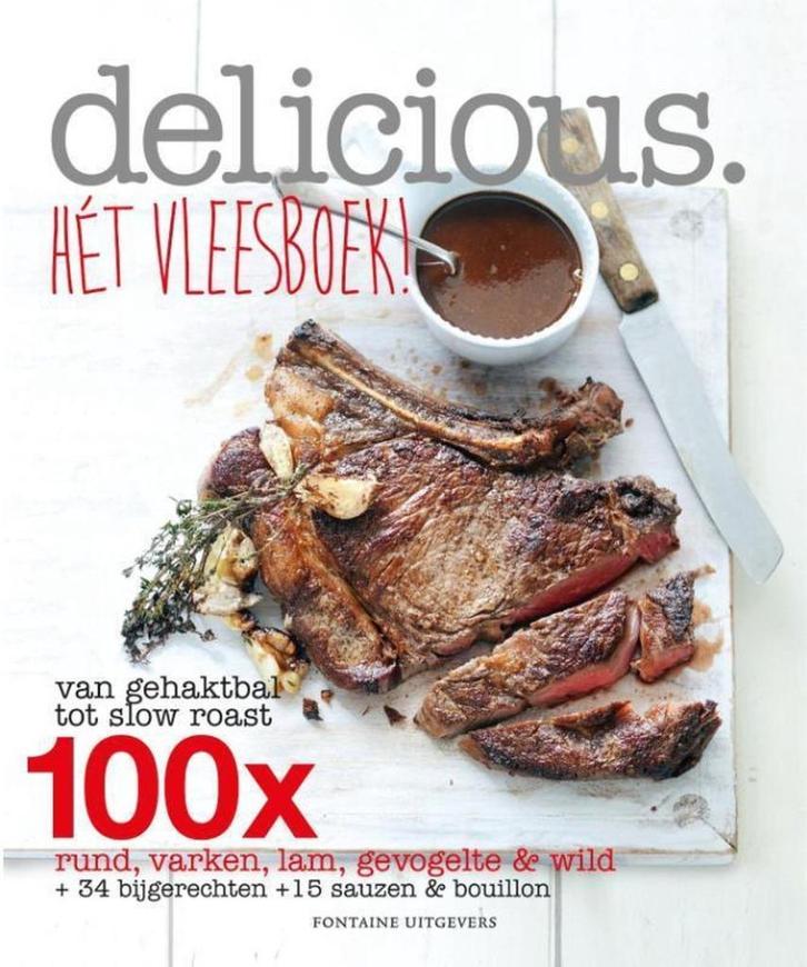 Delicious, het vleesboek, Boeken, Kookboeken, Zo goed als nieuw, Italië, Ophalen of Verzenden