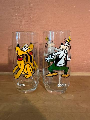 Vintage Disney glazen – Pluto & Goofy Pepsi Collector Series beschikbaar voor biedingen