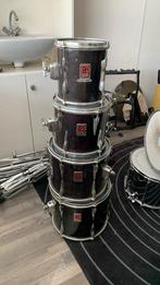 Premier Resonator Tom set, kik, snare, stands, Muziek en Instrumenten, Drumstellen en Slagwerk, Ophalen, Gebruikt, Premier