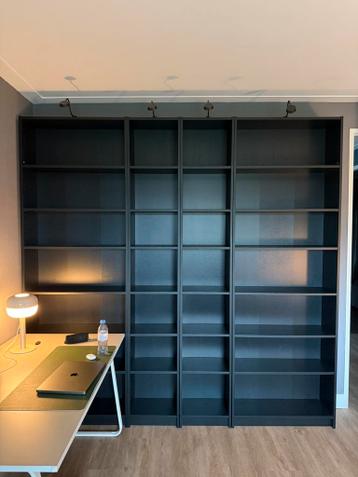 IKEA BILLY Boekenkast - 4 delen met LED - afbeelding 1