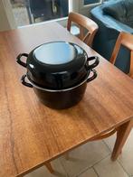 Grote mosselpan, Ophalen, Zo goed als nieuw, Rvs, Kookpan of Snelkookpan