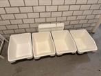 SORTERA Afvalbak met deksel, wit, 37L, Ophalen, Gebruikt, Minder dan 35 cm