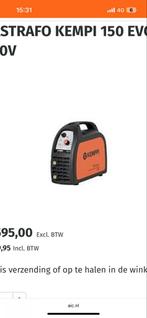 KEMPPI Minarc 150 EVO Lasapparaat, Ophalen of Verzenden, 150 tot 250 ampère, Elektroden