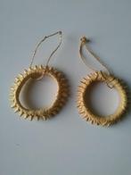 2 gevlochten kransjes voor in de kerstboom, Ophalen of Verzenden, Zo goed als nieuw