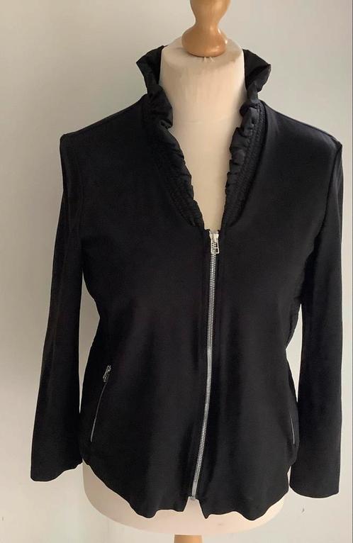 I’cona jasje maat 42, Kleding | Dames, Jasjes, Kostuums en Pakken, Zo goed als nieuw, Jasje, Maat 42/44 (L), Zwart, Ophalen of Verzenden