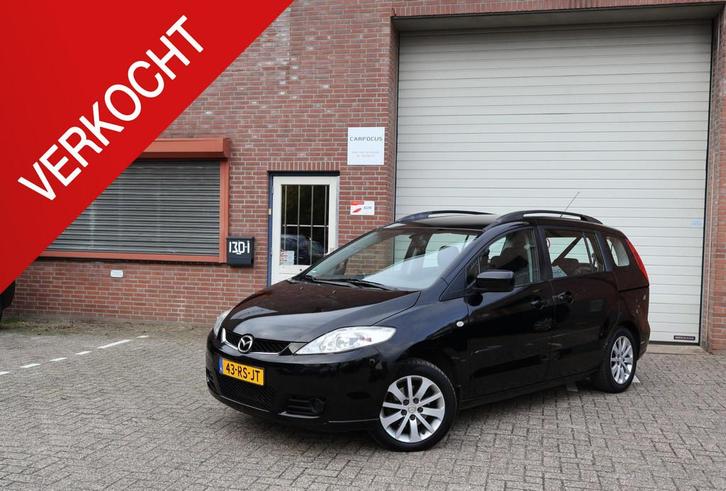 Mazda 5 1.8 Touring 7 zits 2e eigenaar NAP Airco Trekhaak AP, Auto's, Mazda, Bedrijf, ABS, Airbags, Airconditioning, Alarm, Boordcomputer