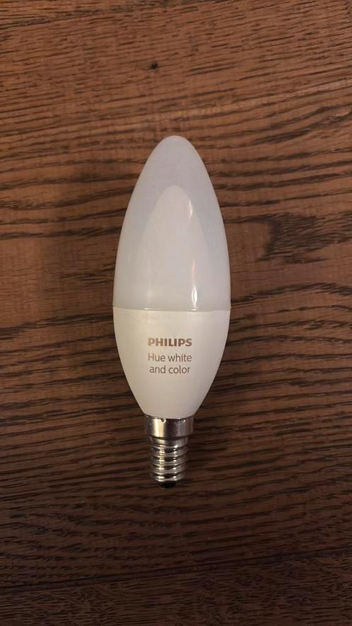 Philips Hue White and Color E14 Kaarslamp(en), Huis en Inrichting, Lampen | Losse lampen, Zo goed als nieuw, Led-lamp, Minder dan 30 watt