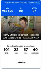 Harry styles ticket 16 mei, Tickets en Kaartjes, Eén persoon, Mei