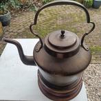 Koperen ketel met koperen stoof., Antiek en Kunst, Antiek | Koper en Brons, Ophalen