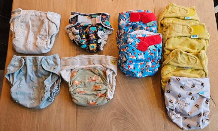 10 nieuwe wasbare luiers - oa TotsBots, Kinderen en Baby's, Babykleding | Overige, Nieuw, Jongetje of Meisje, Ophalen of Verzenden