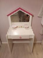 Leuke kinder kaptafel met spiegel, Ophalen, Minder dan 75 cm, 105 cm of meer, Zo goed als nieuw