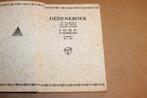 Gedenkboek 50-jarig Bestaan I.O.O.F. NL [Vintage 1927], Ophalen of Verzenden, Gelezen