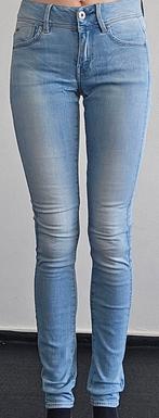 G-Star RAW dames jeans – Lynn Mid Super Skinny – maat 25/34, Blauw, Ophalen of Verzenden, Zo goed als nieuw, W27 (confectie 34) of kleiner