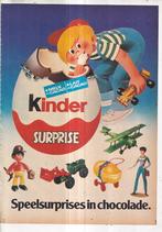 Retro reclame 1977 Kinder chocolade surprise ei speelgoedjes, Overige typen, Ophalen of Verzenden