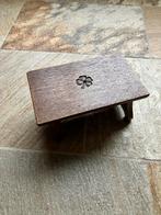 Eiken voetsteuntje voetenbankje vintage antiek, Antiek en Kunst, Antiek | Meubels | Stoelen en Banken, Ophalen of Verzenden