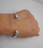 Zilveren massieve vintage unisex klemarmband nr.1151