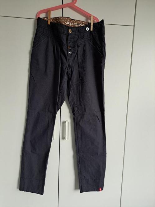 Chino broek Esprit - maat S, Kleding | Dames, Broeken en Pantalons, Gedragen, Maat 36 (S), Blauw, Lang, Ophalen of Verzenden