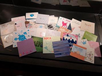 Gezocht geboortekaartjes  beschikbaar voor biedingen