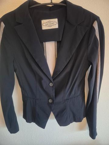 Jane Lushka blazer blauw travel stof mt. S beschikbaar voor biedingen