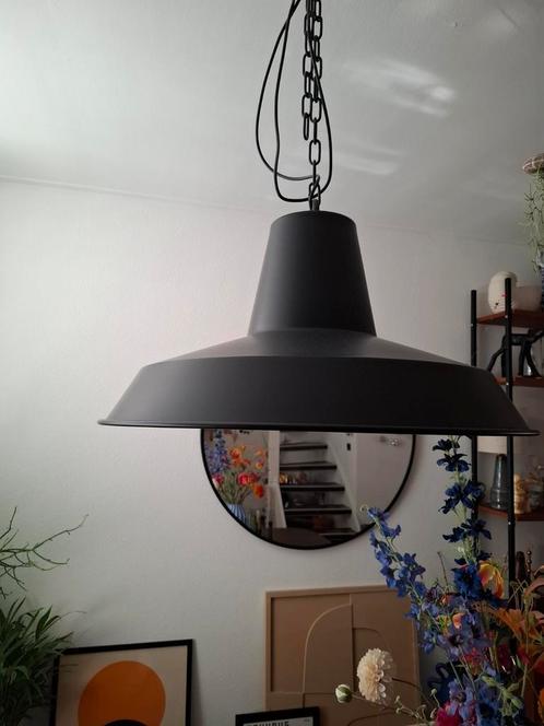 Masterlight Retro hanglamp XXL prato dia 67cm zwart metaal, Huis en Inrichting, Lampen | Hanglampen, Zo goed als nieuw, Metaal